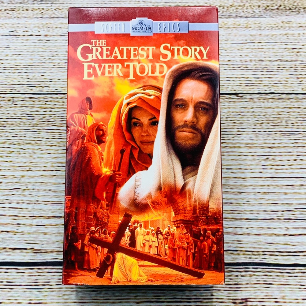 The Greatest Story Ever Told [VHS 1965]‎ MGM UA Home Video Movie Film
